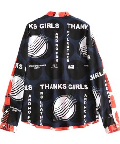 Stella McCartney Estell Thanks Girls Polka Dot Print Silk Shirt