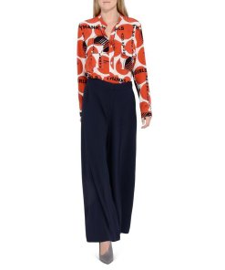 Stella McCartney Estell Thanks Girls Polka Dot Print Silk Shirt