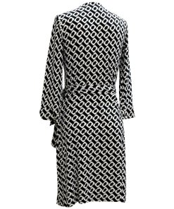 Diane von Furstenberg New Julian Two Chain-Print Wrap Dress