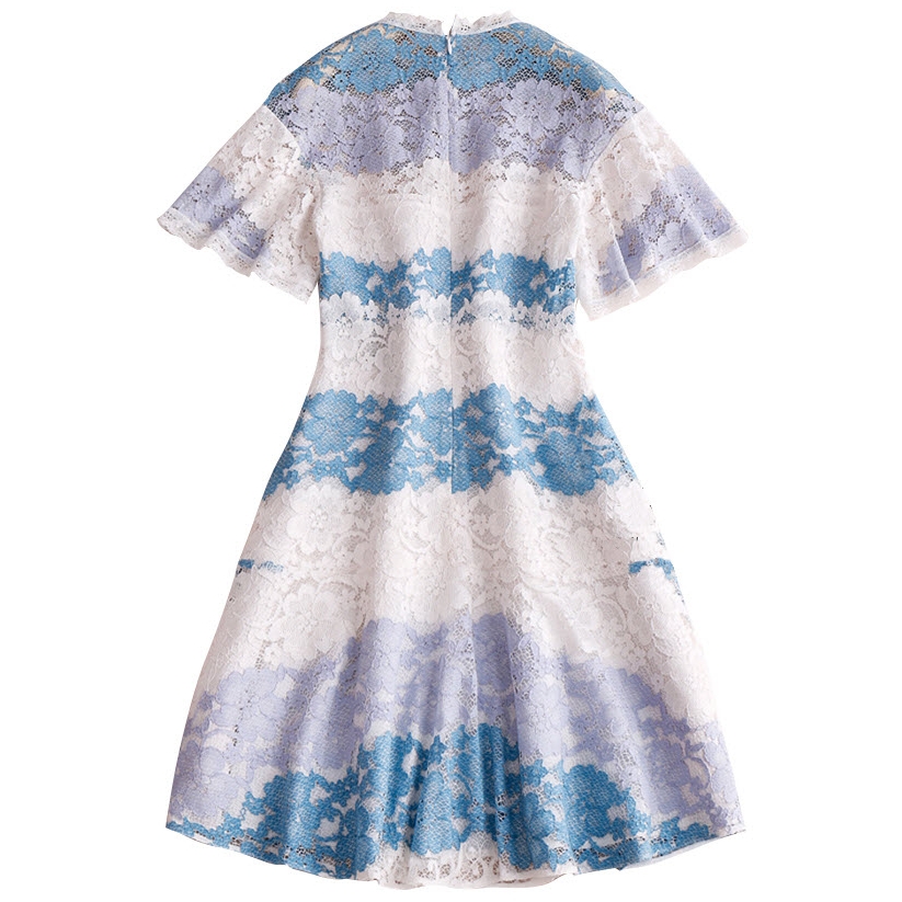 Burberry Flutter Sleeve Floral Lace Dress  evaChic