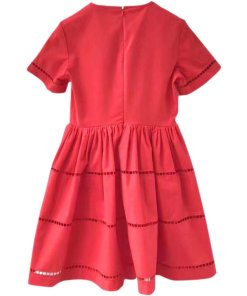 RED Valentino Embroidered Cotton Mini Dress