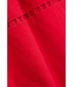 RED Valentino Embroidered Cotton Mini Dress