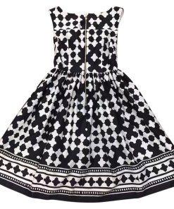 Kate Spade New York Lantern Print Scoop Neck Dress
