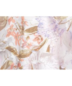 Rebecca Taylor Off-The-Shoulder Mixed Print Dress