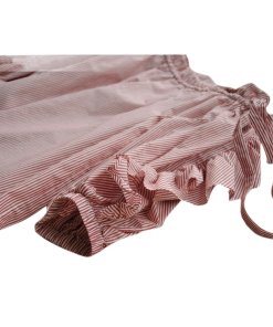 Robert Rodriguez Stripe Ruffle Off-the-Shoulder Top