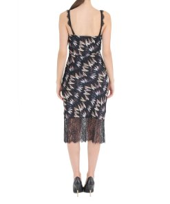 Diane von Furstenberg Margarit Lace Trim Dress