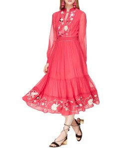 Kate Spade Marigold Embroidered Floral Dress
