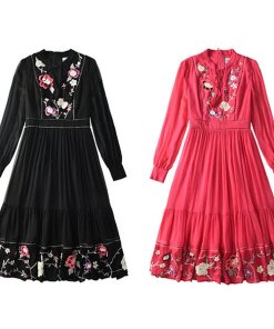 Kate Spade Marigold Embroidered Floral Dress