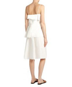 See By Chloé Scallop-Edged Cotton Dress