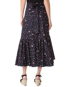 Rebecca Taylor Mia Ruffle Wrap Skirt