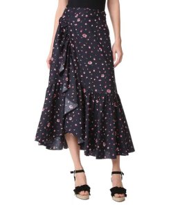 Rebecca Taylor Mia Ruffle Wrap Skirt