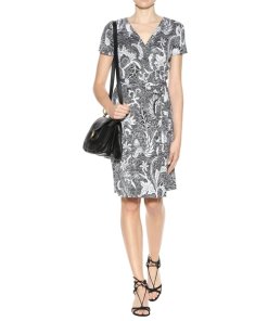Diane von Furstenberg New Julian Short Sleeve Wrap Dress