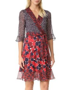 Diane von Furstenberg Nieves Scarf Wrap Dress