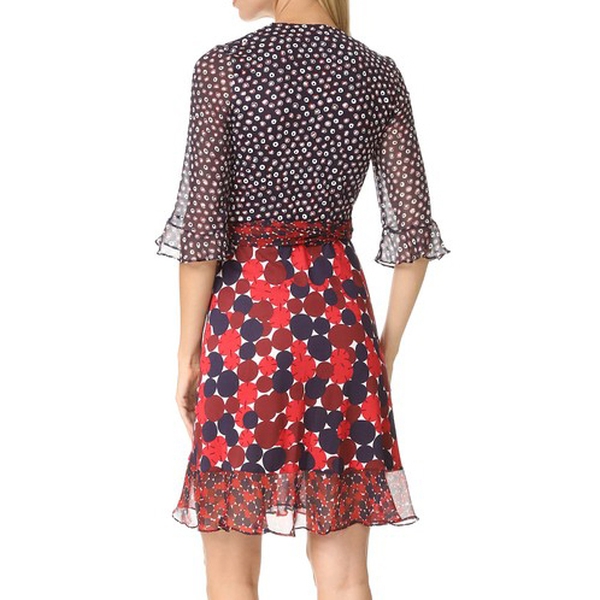 Diane von Furstenberg Nieves Scarf Wrap Dress