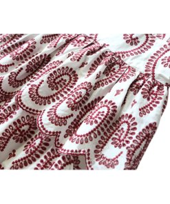 Maje Rember Embroidered Tier Mini Dress