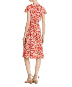 Rebecca Taylor Cherry Blossom Short-Sleeve Dress