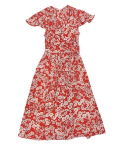 Rebecca Taylor Cherry Blossom Short-Sleeve Dress