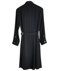Theory Jaylis Belted Silk Shirtdress
