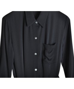 Theory Jaylis Belted Silk Shirtdress