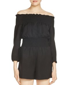 Maje Ilanda Off-the-Shoulder Romper