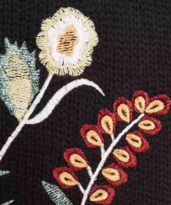 Maje Mirodi Embroidered Floral Cardigan