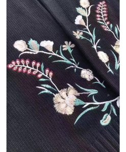 Maje Mirodi Embroidered Floral Cardigan