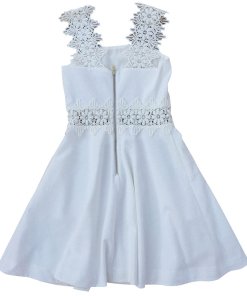 Ted Baker London Monaa Lace Trim A-Line Dress