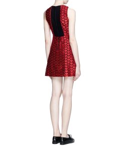 Alice + Olivia Everleigh Heart Embroidery Dress