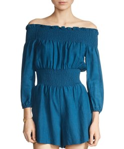 Maje Ilanda Off-the-Shoulder Romper