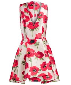 Alice + Olivia Tanner Poppy Flower Dress