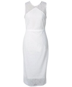 Diane von Furstenberg Chain & Twig Lace Sheath Dress
