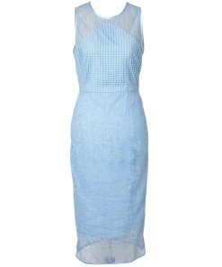 Diane von Furstenberg Chain & Twig Lace Sheath Dress
