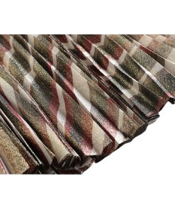 Alice + Olivia Maura Silk Sunburst Pleated Skirt