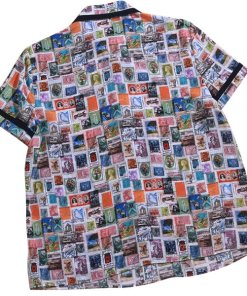 Alice + Olivia Oswald Printed Silk Shirt