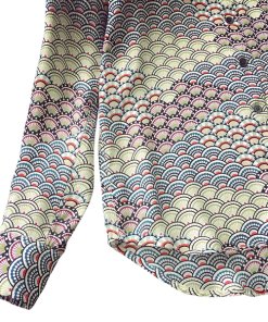 Equipment Adalyn Fan Print Silk Shirt