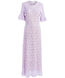 Rebecca Taylor Eliza Lace Midi Dress