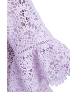 Rebecca Taylor Eliza Lace Midi Dress
