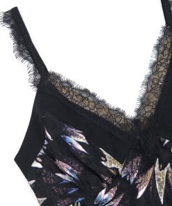 Diane von Furstenberg Margarit Lace Trim Dress