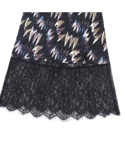 Diane von Furstenberg Margarit Lace Trim Dress
