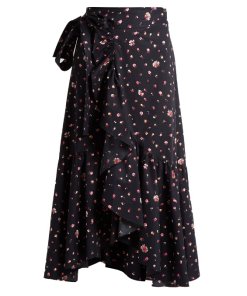 Rebecca Taylor Mia Ruffle Wrap Skirt