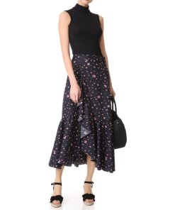 Rebecca Taylor Mia Ruffle Wrap Skirt