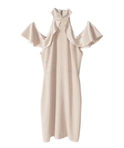 Alice + Olivia Ebony Cold Shoulder Dress