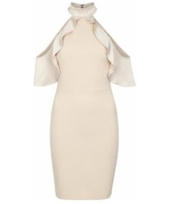 Alice + Olivia Ebony Cold Shoulder Dress