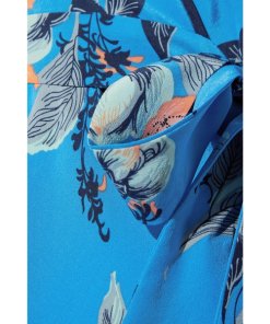 Diane von Furstenberg Asymmetric Floral Wrap Dress evaChic Diane von Furstenberg Asymmetric Floral Wrap Dress evaChic