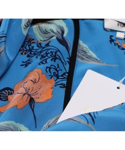 Diane von Furstenberg Asymmetric Floral Wrap Dress