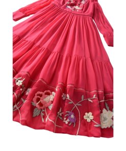 Kate Spade Marigold Embroidered Floral Dress
