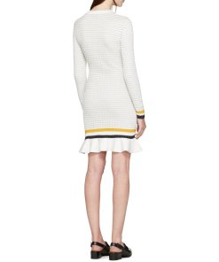 3.1 Phillip Lim Striped Ruffle Hem Knit Dress3.1 Phillip Lim Striped Ruffle Hem Knit Dress