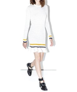 3.1 Phillip Lim Striped Ruffle Hem Knit Dress3.1 Phillip Lim Striped Ruffle Hem Knit Dress