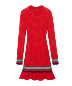 3.1 Phillip Lim Striped Ruffle Hem Knit Dress3.1 Phillip Lim Striped Ruffle Hem Knit Dress