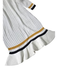 3.1 Phillip Lim Striped Ruffle Hem Knit Dress3.1 Phillip Lim Striped Ruffle Hem Knit Dress